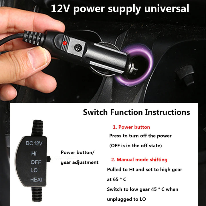 BowLift | USB Car Seat Heating Pad
