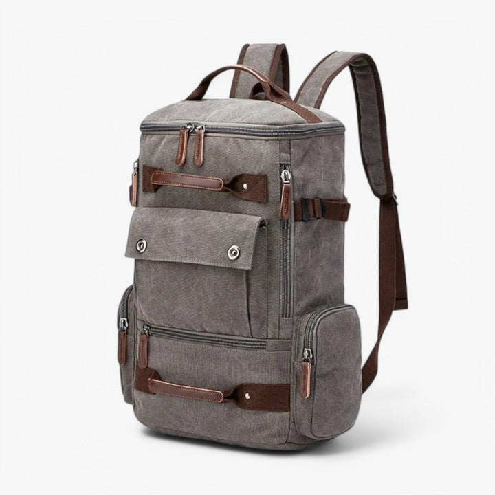 BowLift | Vintage Canvas Backpack – Stylish & Functional with Laptop Compartment for Everyday & Adventure