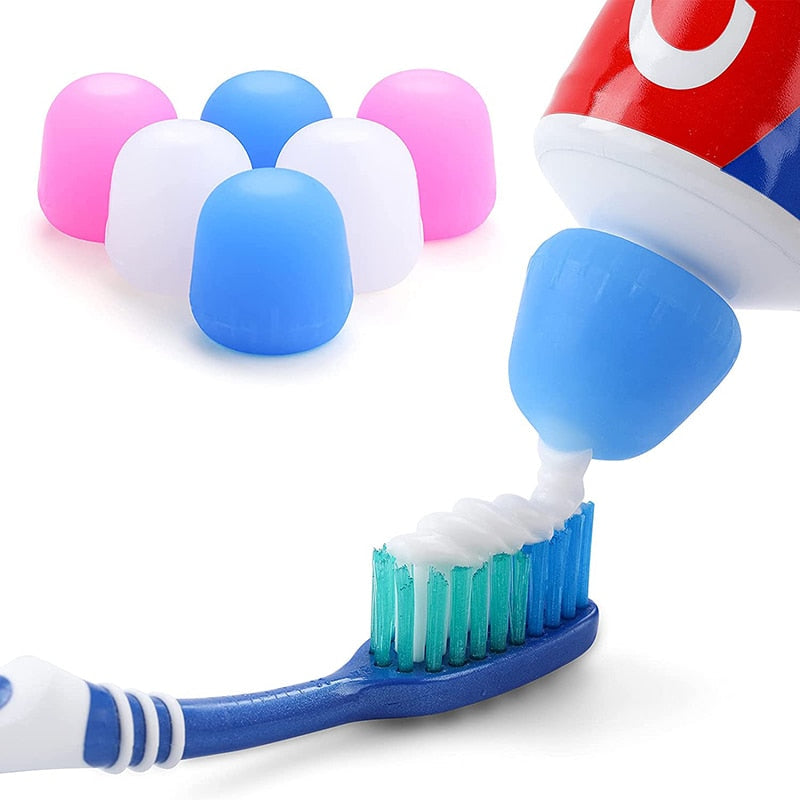 BowLift | 4pcs Anti-Waste Self-Closing Reusable Toothpaste Caps