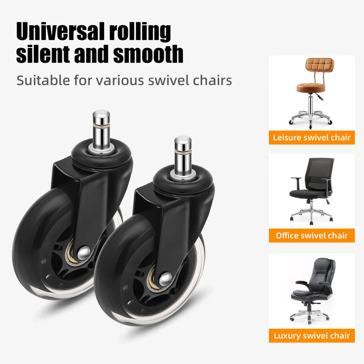BowLift | Swivel Roller Office Chair Wheels  5PCS