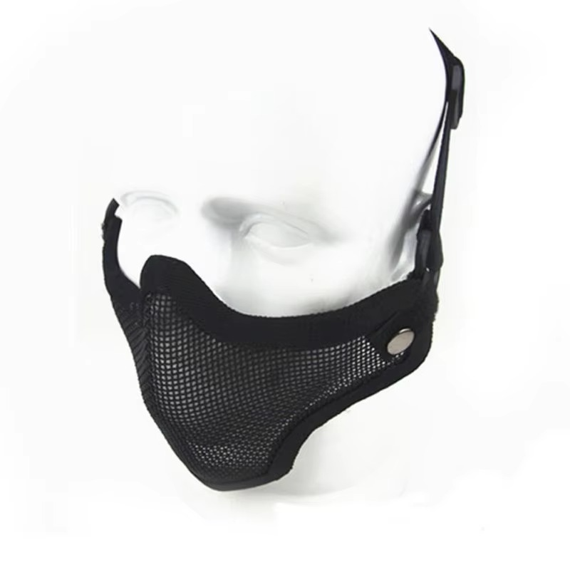 BowLift | Camouflage Tactical Airsoft Steel Mesh Half Face Mask