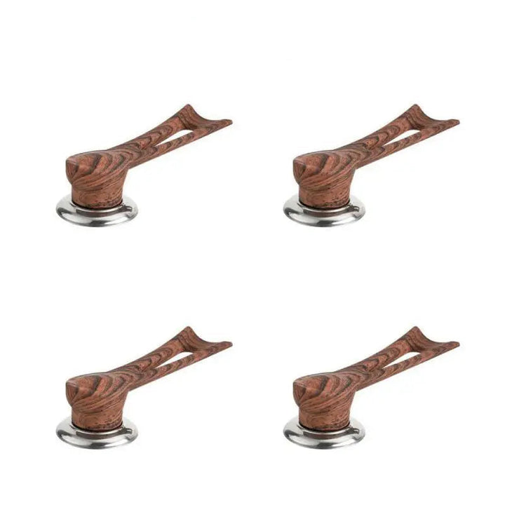 BowLift | Replacement handle for pot lid – wood design with stainless steel base