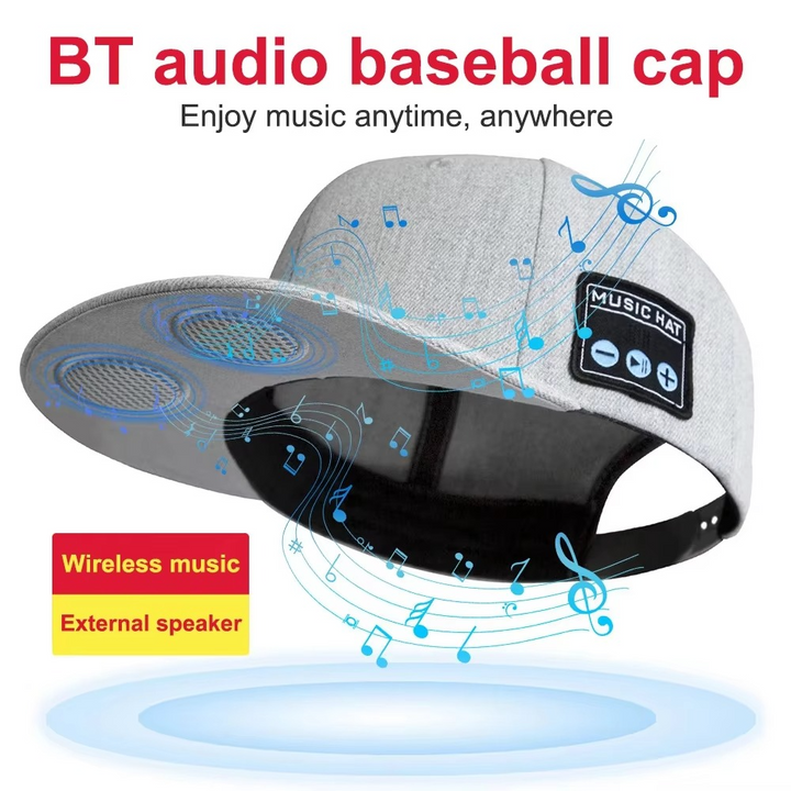 BowLift | Wireless Bluetooth Speaker Hat with Built in Headphones and Microphone