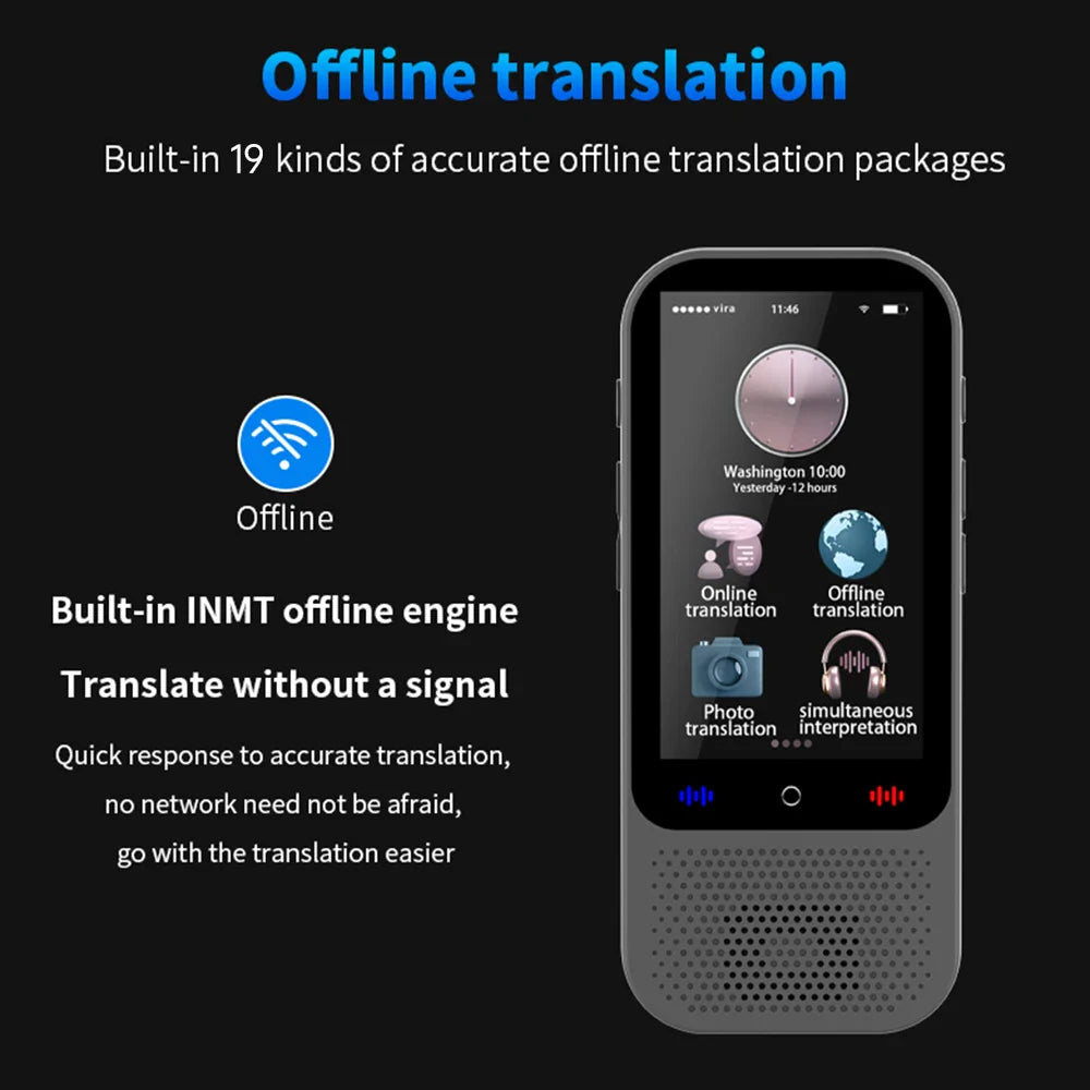 BowLift | Portable Voice Translator Device with 138 Languages and Offline Support