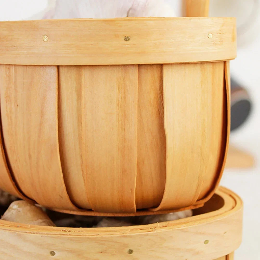 BowLift | French Market Handcrafted Wooden Basket
