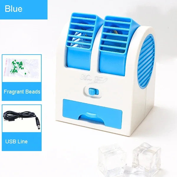BowLift | Dual-Outlet Turbo Cooling Desk Humidifier Fan