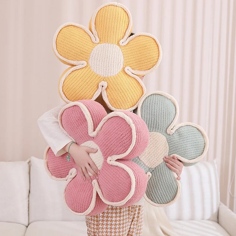 Pastel Fluffy Flower Cushion | Bowlift