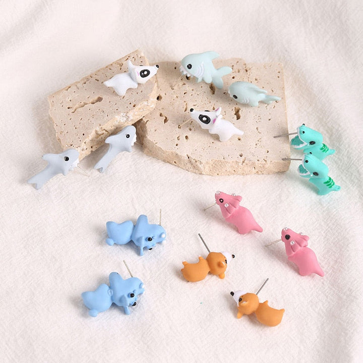 BowLift | Animal Bite Cartoon Creative Earrings