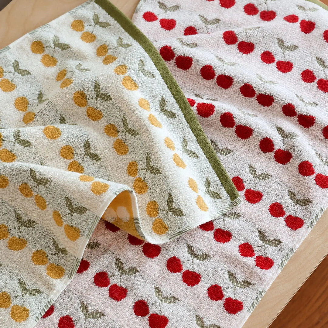 Cherry Cotton Towel | Bowlift