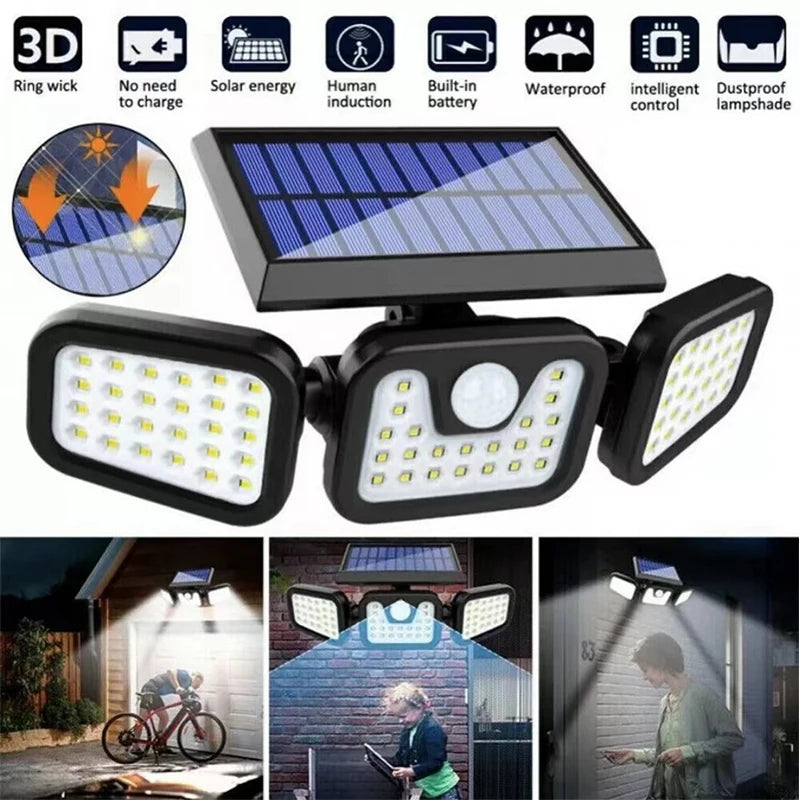BowLift | Solar Motion Sensor Outdoor Lamp