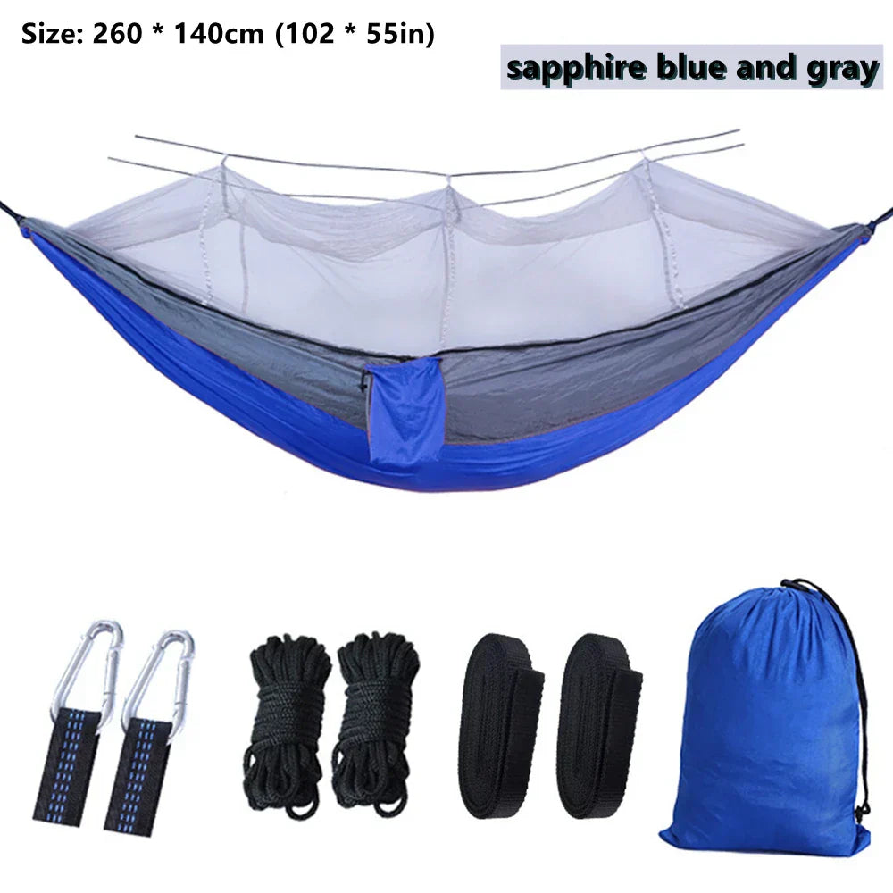 BowLift | NatureRest Hammock | Integrated Mosquito Net | Compact & Breathable