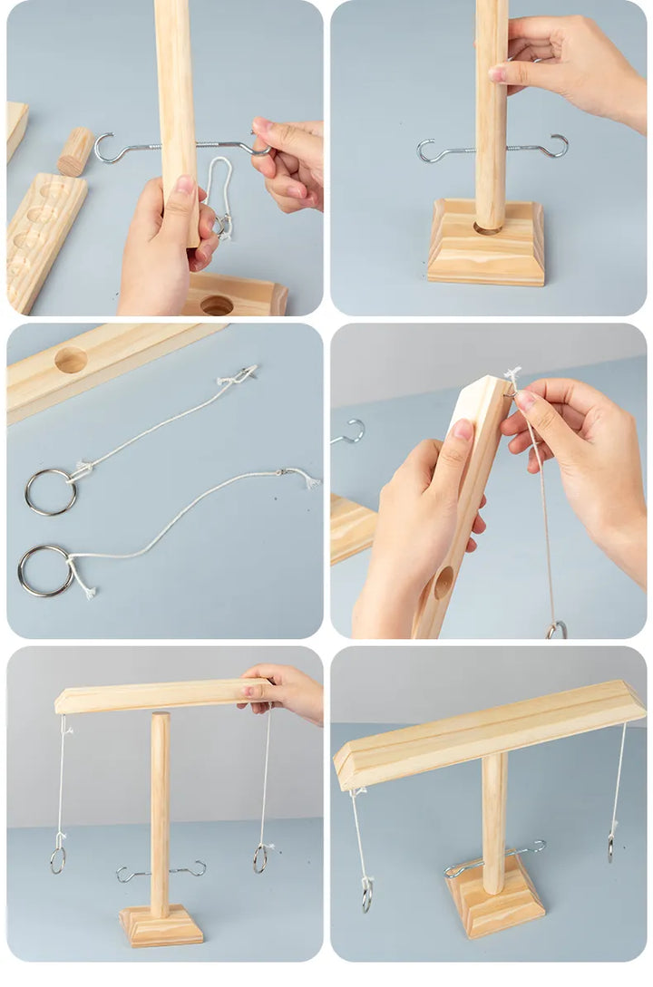 BowLift | Wooden Ring Toss Game