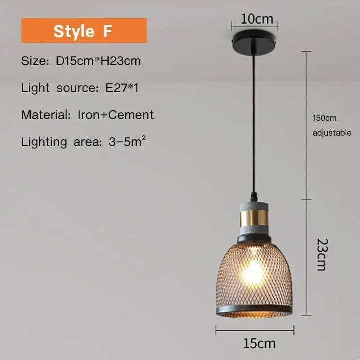 BowLift | Retro American Country Hanging Lamp