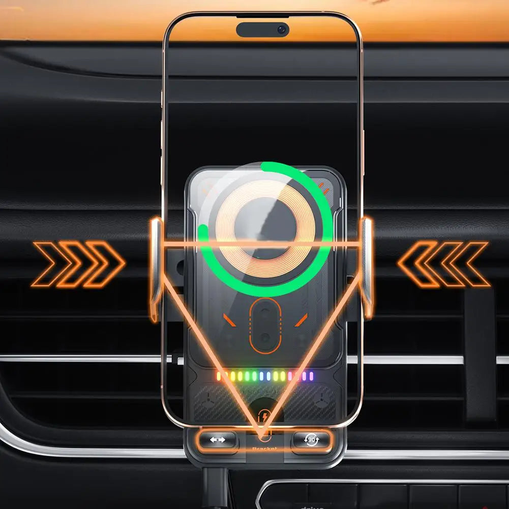 BowLift | Smart Auto-Clamp Wireless Charger Car Phone Holder