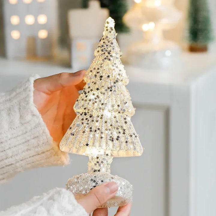 BowLift | Christmas Time LED Frosted Glass Tree Lamp