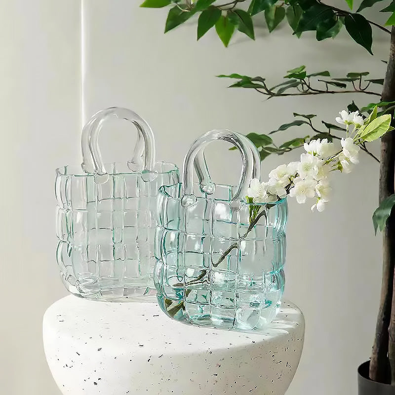 Glass Bag Vase | Bowlift