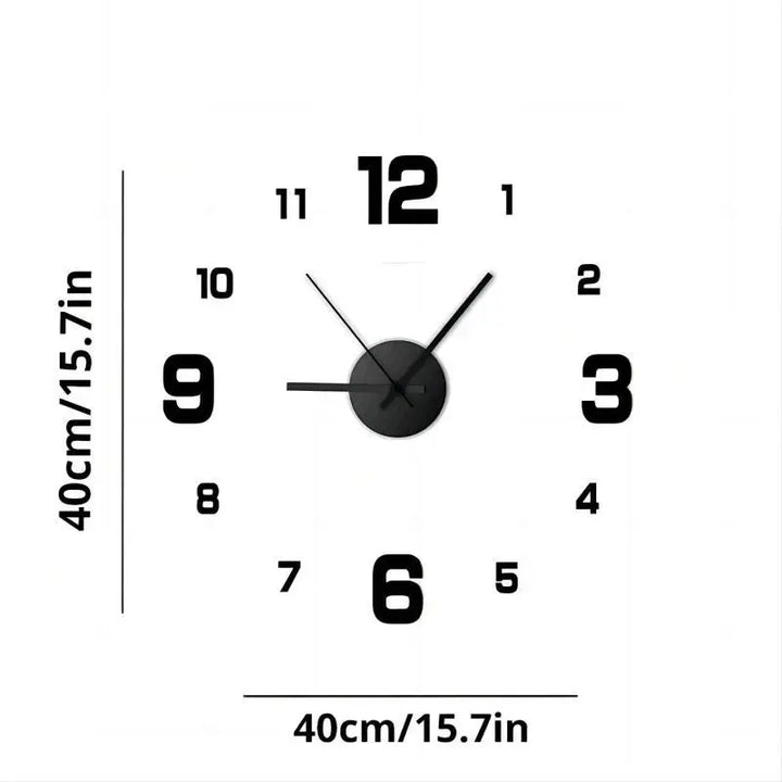 BowLift | Creative frameless wall clock