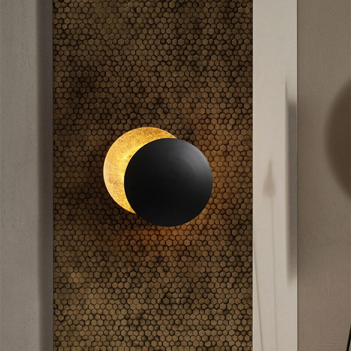BowLift | SolGlow Solar Eclipse LED Wall Light | Modern Mood Light | Elegant Wall Lamp for Living Room & Bedroom