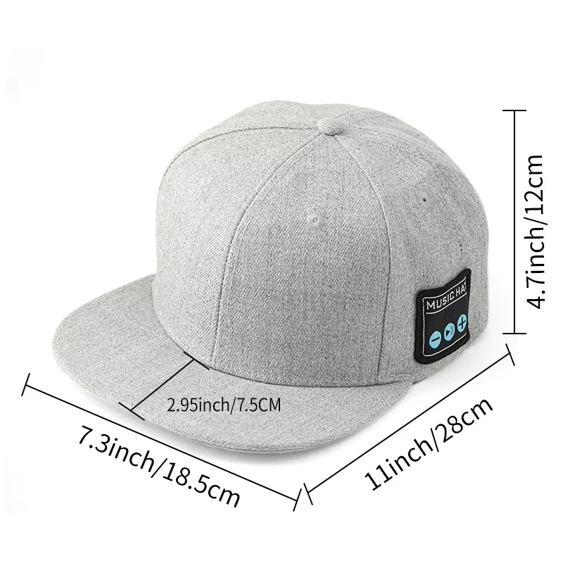 BowLift | Wireless Bluetooth Speaker Hat with Built in Headphones and Microphone