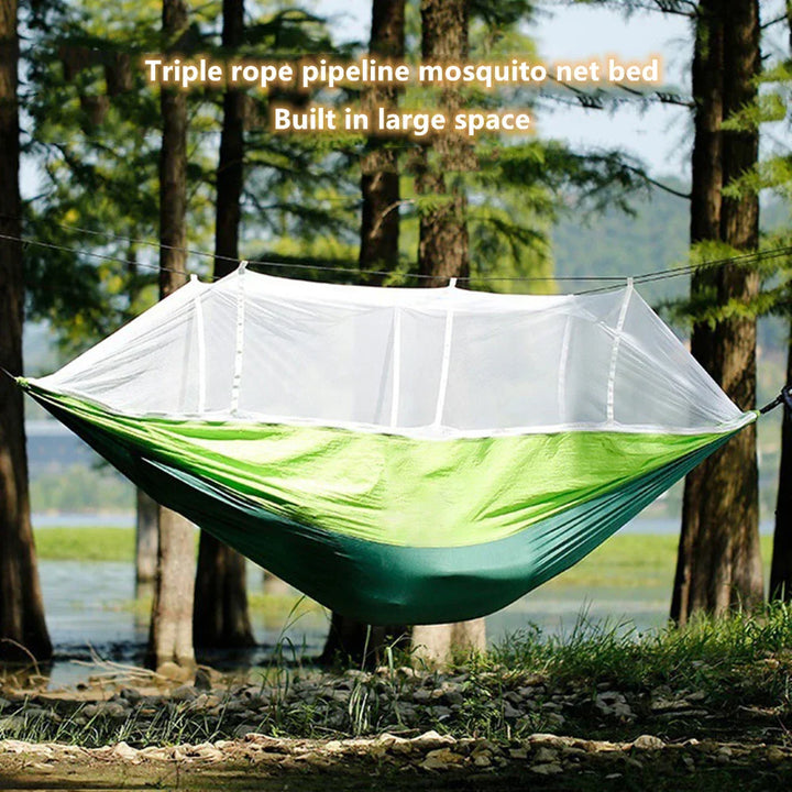 BowLift | NatureRest Hammock | Integrated Mosquito Net | Compact & Breathable