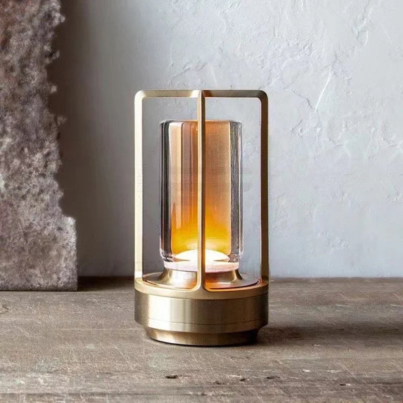 BowLift | Rechargeable Wireless LuxuryGlow Table Lamp - Elegant Wireless Lamp for Any Mood