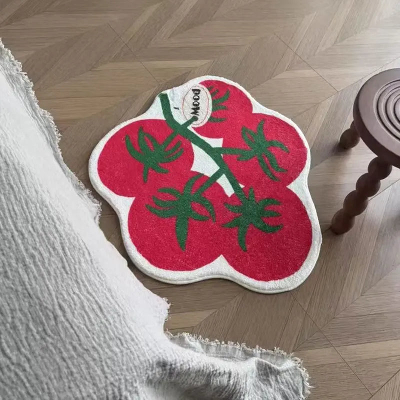 Red Tomatoes Rug | Bowlift