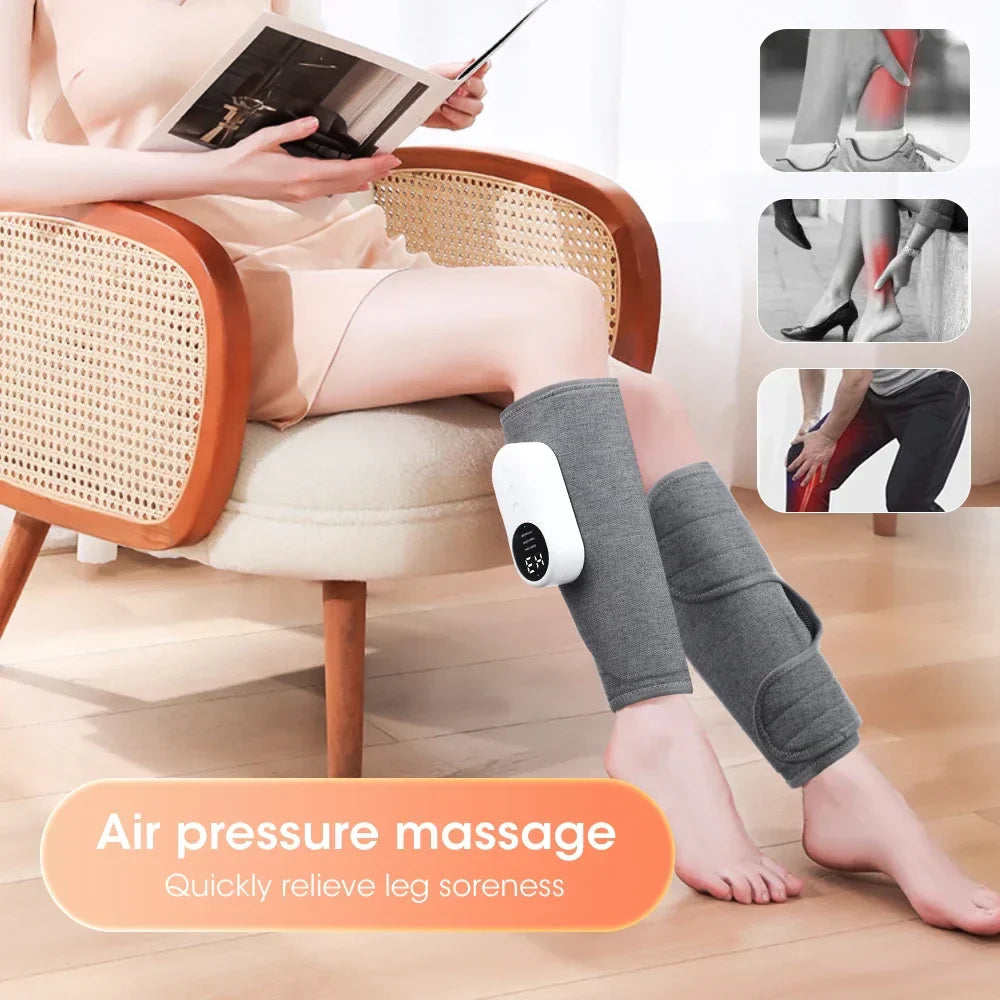 BowLift | Deep Tissue Infrared Heat Compression Electric Leg Muscle Therapy Massager