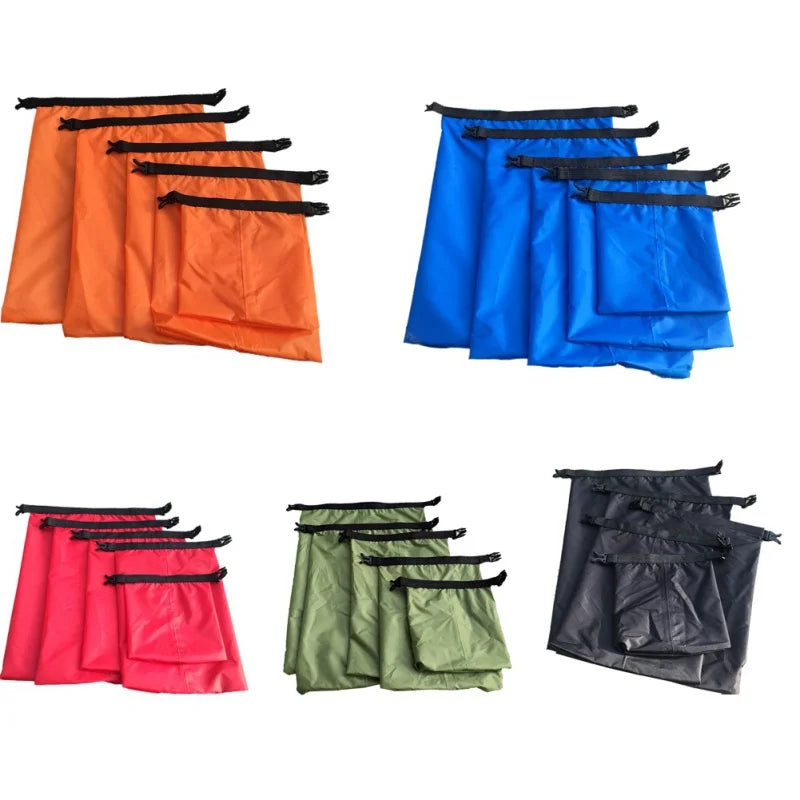 BowLift | HydroSak Dry Bag Set | Waterproof & Ultralight | 5 Sizes | For Sports & Outdoor