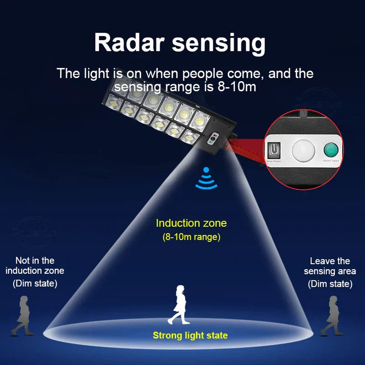 BowLift | Motion Sense High Performance Solar Outdoor Lamp