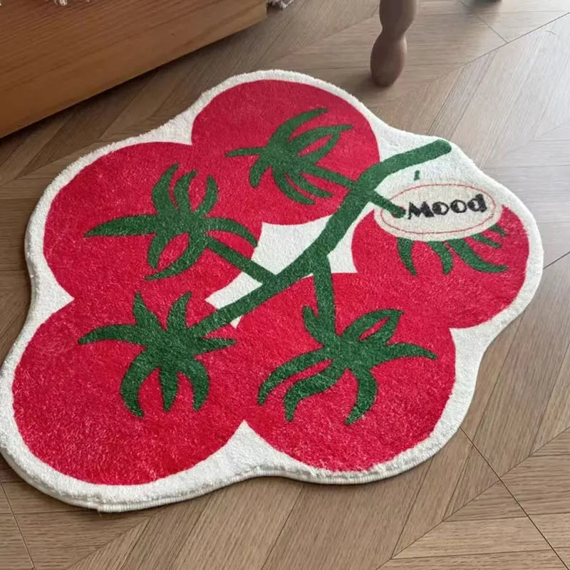 Red Tomatoes Rug | Bowlift