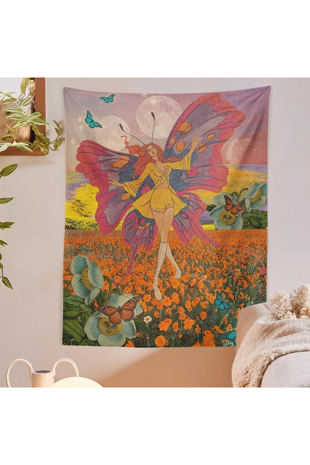 Fairy Theme Wall Tapestry | Bowlift