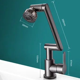 BowLift | Splash-Proof Mechanical Universal Rotatable Arm Faucet