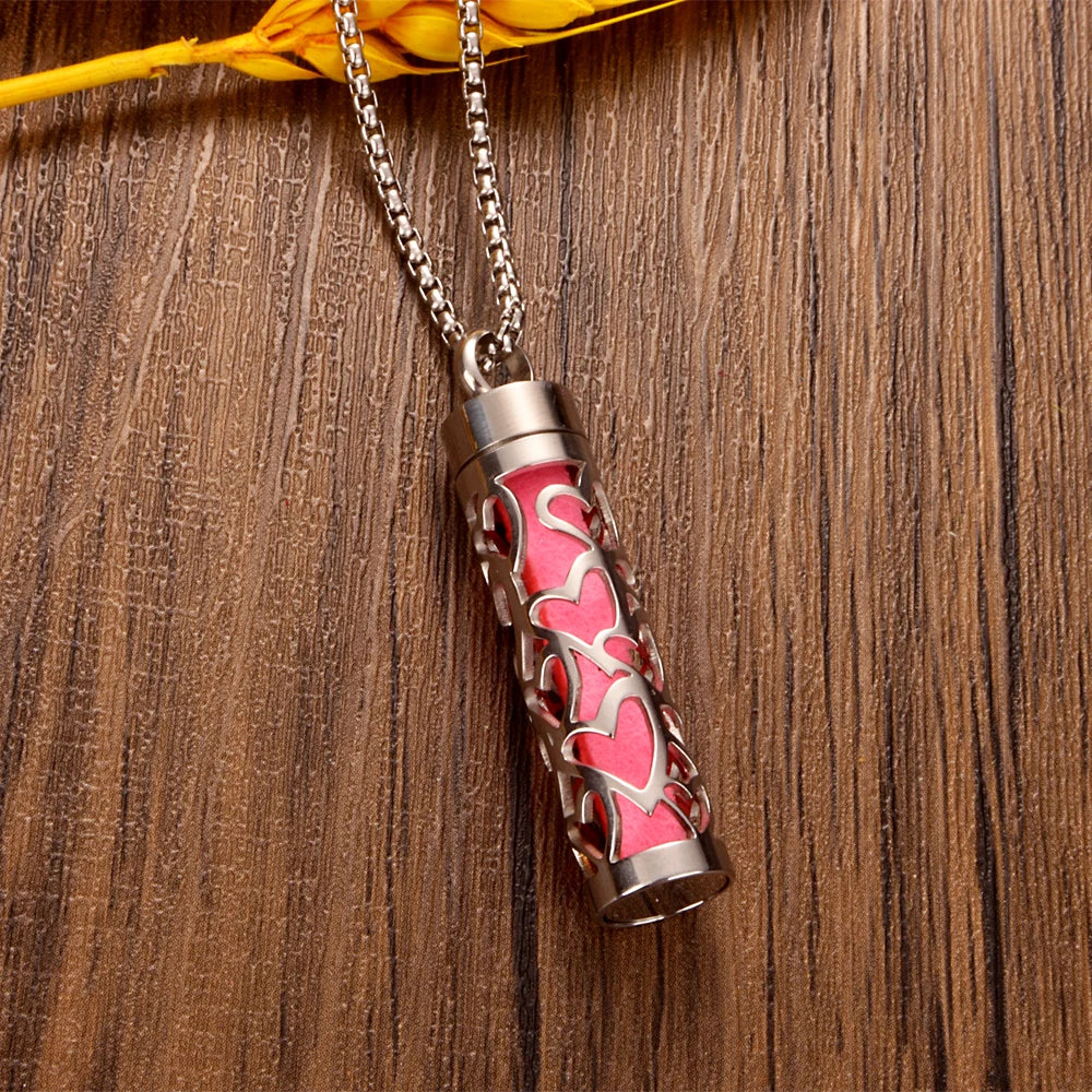 BowLift | Perfumed Pendant Necklace | Stainless Steel | Interchangeable Aroma Discs