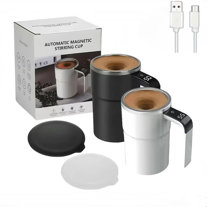 BowLift | Digital Temperature Display Self Stirring Coffee Mug
