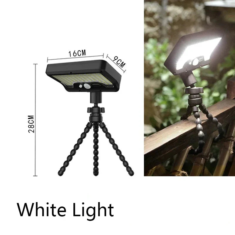 BowLift | Flexible Tripod Solar Powered Motion Sensor Outdoor Light