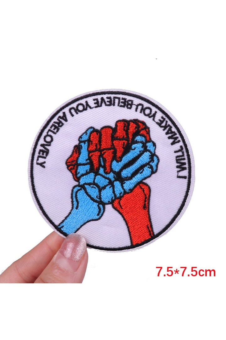Punk Embroidery Patch Set | Bowlift