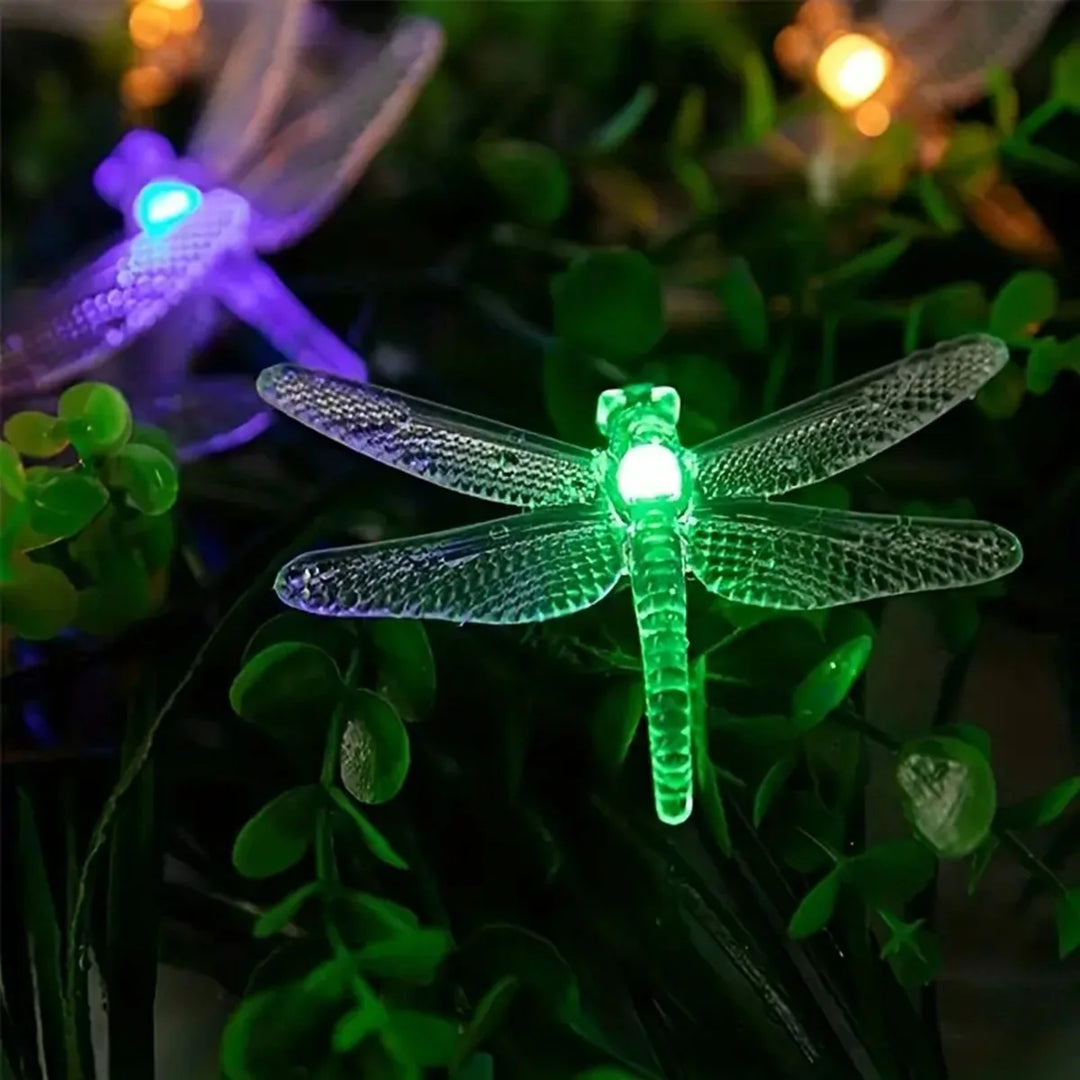 BowLift | Solithia Dragonfly Light String | Solar | 8 Modes | IP65 Weatherproof | 5m 20 LEDs