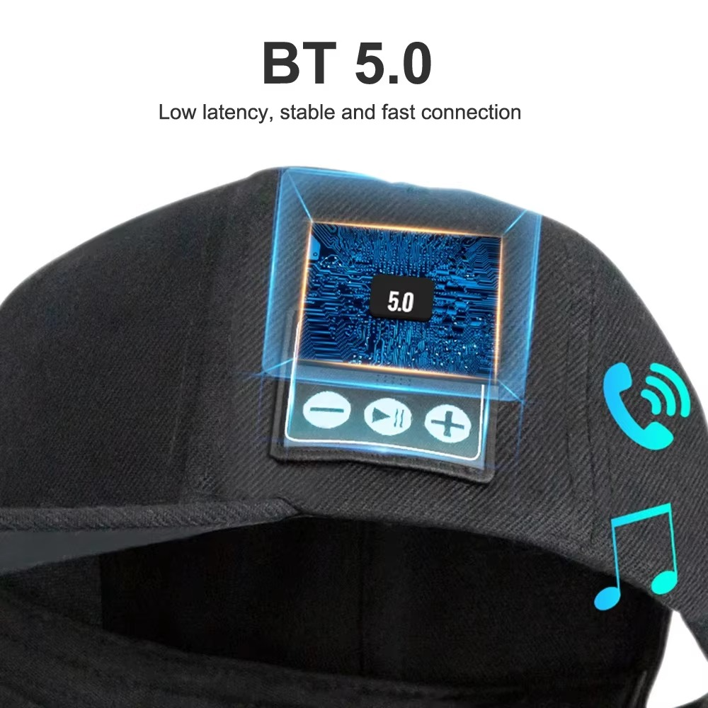 BowLift | Wireless Bluetooth Speaker Hat with Built in Headphones and Microphone