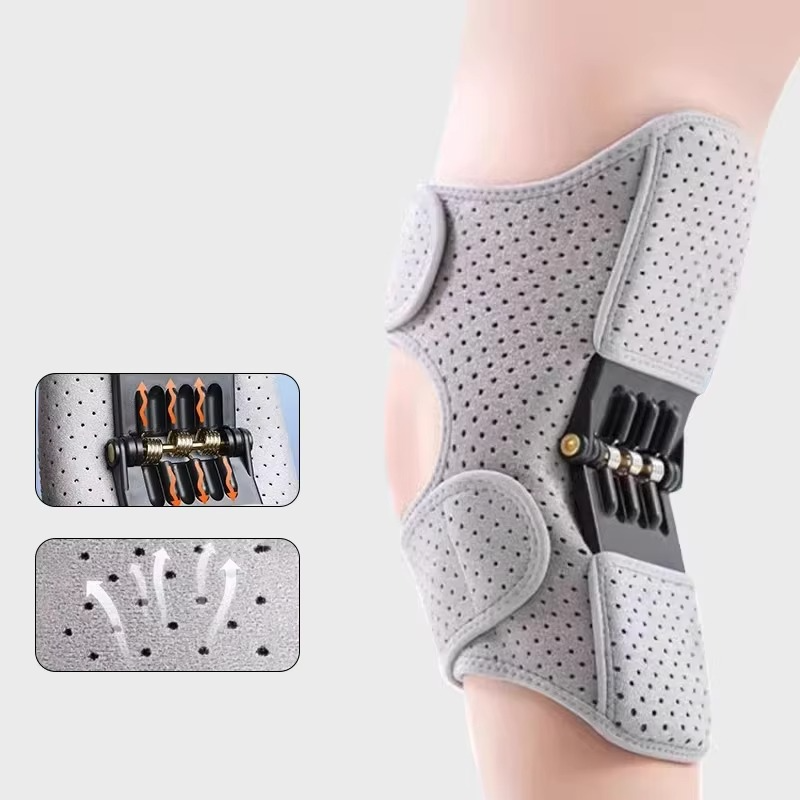 BowLift | Adjustable Knee Support Brace with Power Rebound Springs for Joint Relief and Stability