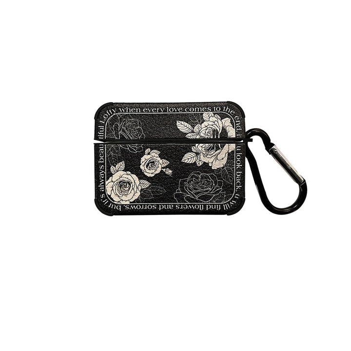 BowLift | Artistic Flower Leather Airpods Case