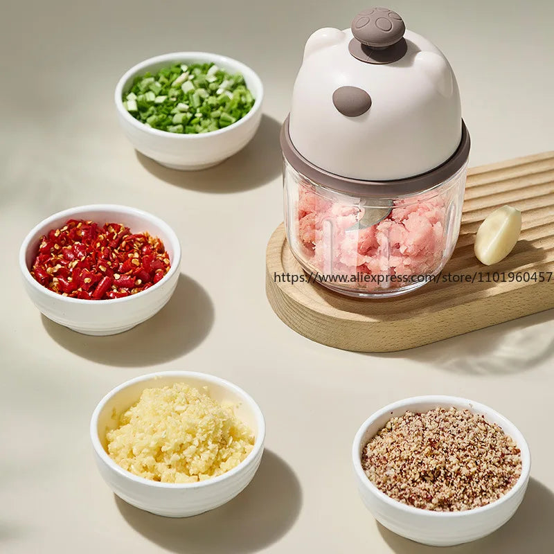 BowLift | Cute Bear Rechargeable Anti-Slip Electric Grinder