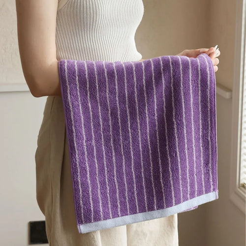 Stripe Pattern Cotton Towel | Bowlift