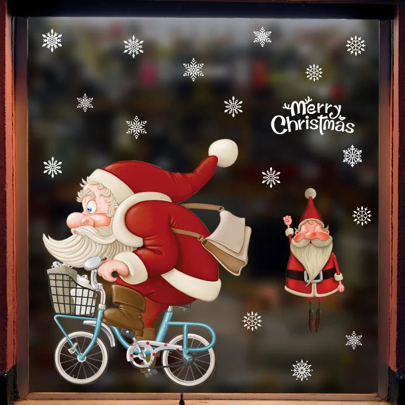 BowLift | MerryScenes | Festive Glass Stickers