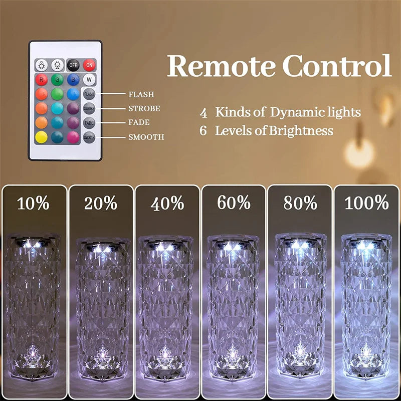 BowLift | USB Crystal Touch Lamp