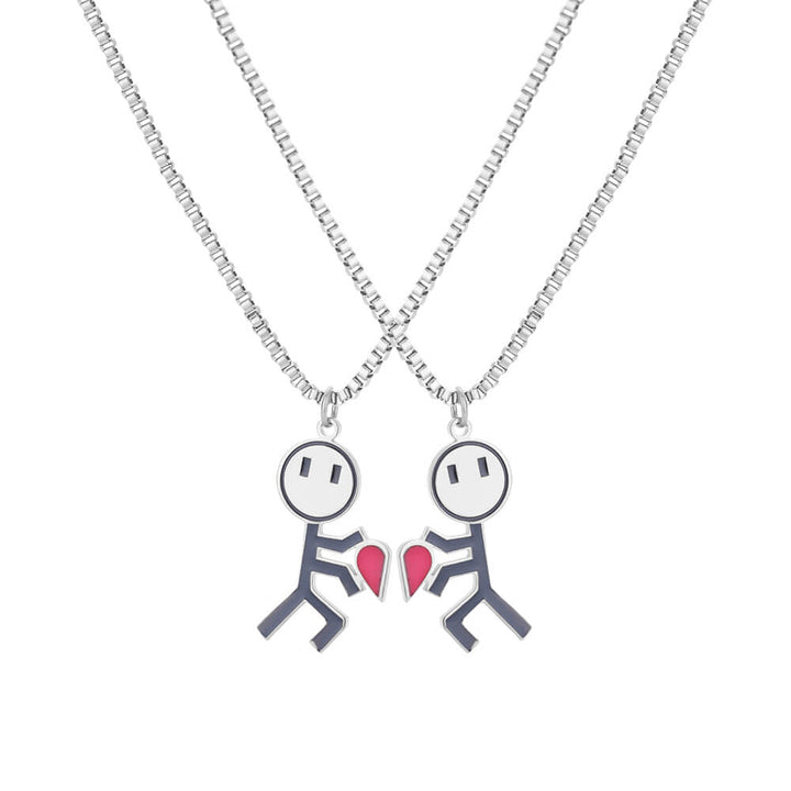 BowLift | 2pcs Double Love Heart Necklace