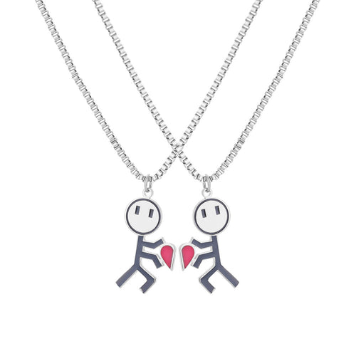 BowLift | 2pcs Double Love Heart Necklace