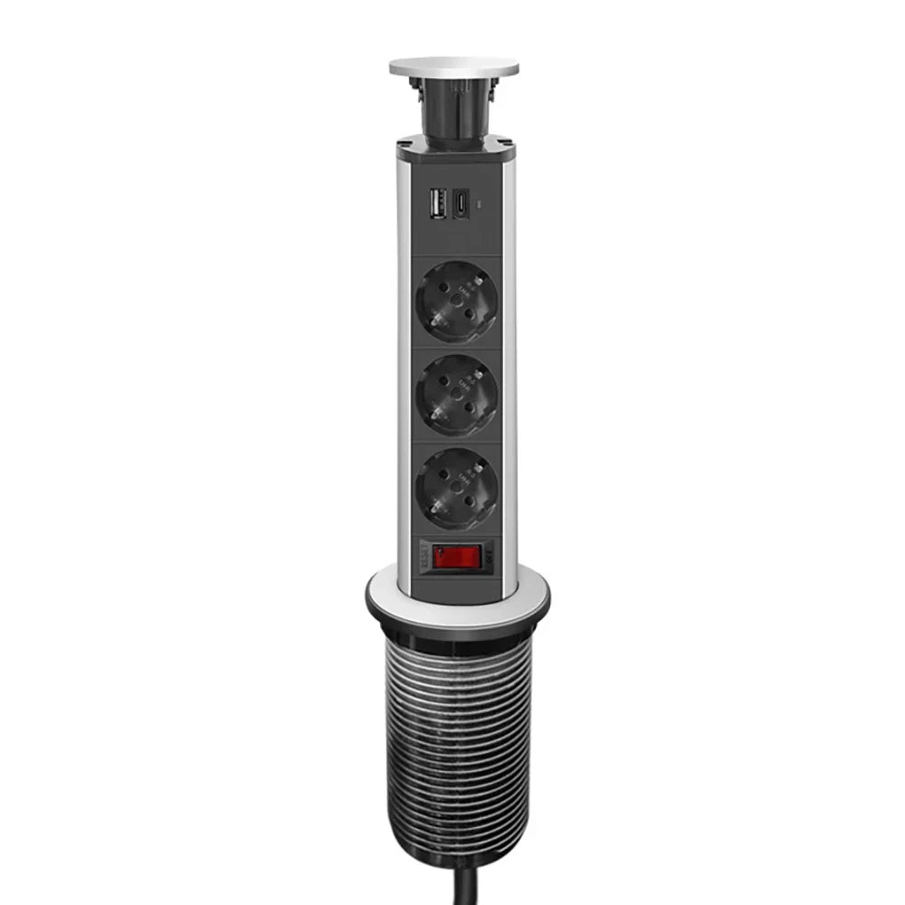 BowLift | Cable Organizer Table Socket Pop-Up Power Strip
