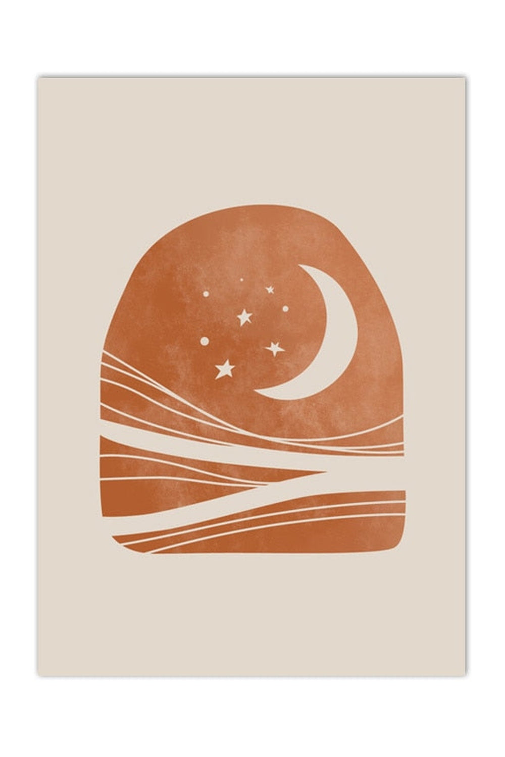 Academy Abstract Landscape Canvas | Bowlift