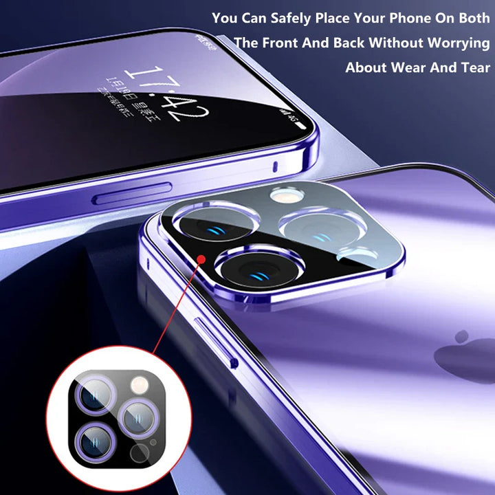 BowLift | Double Sided Magnetic Glass Anti-Peep Mobile Case