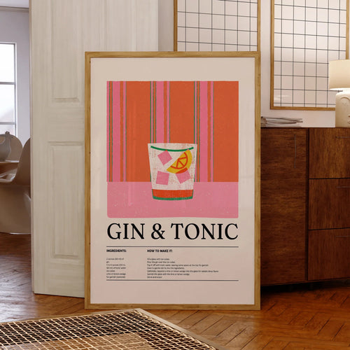 Gin & Tonic Wall Art | Bowlift